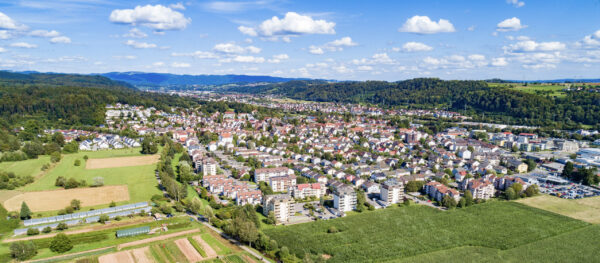 9 Luftbild Steinen mit Blick ins Wiesental_Foto Köpfer